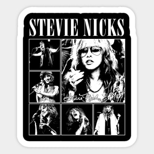 Stevie Nicks Vintage Rock Music Sticker